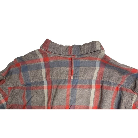 Banana Republic Luxe Flannel Plaid Camden Holiday Button Down Shirt Soft XXL - Picture 6 of 15